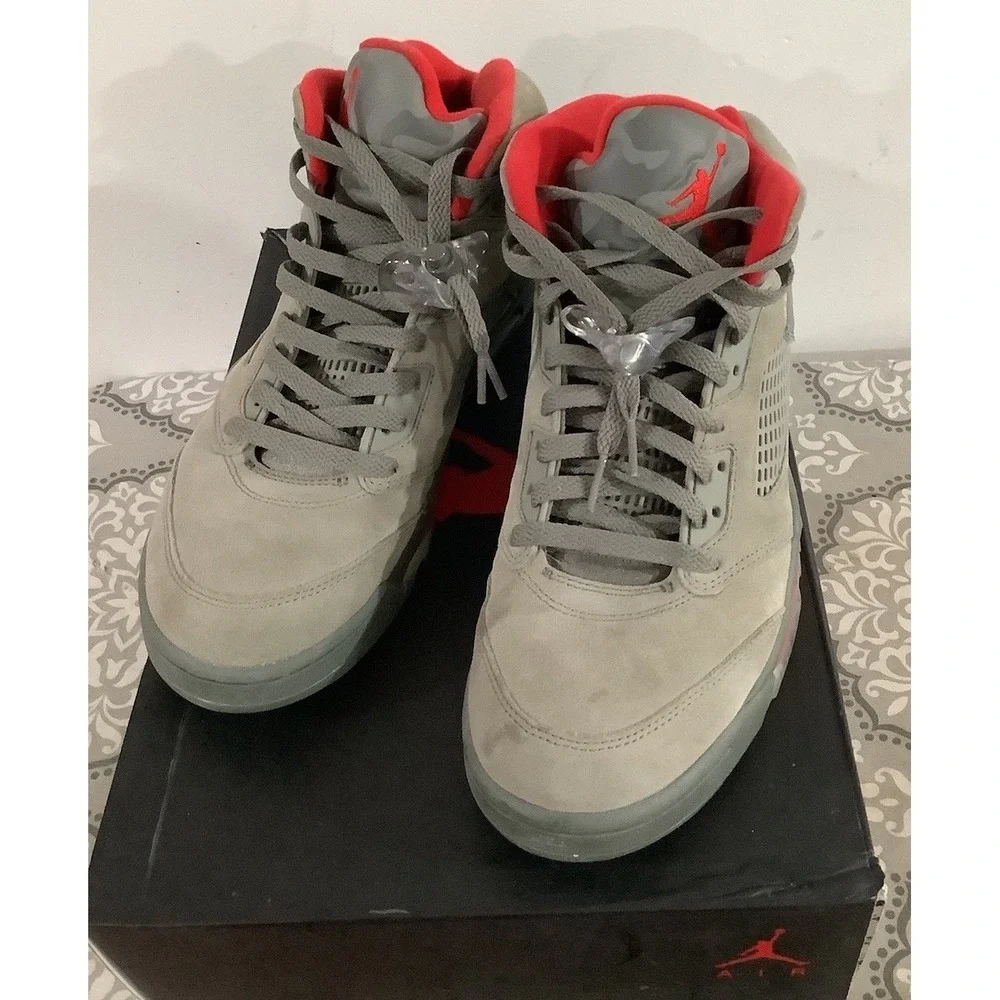 Jordan 5 Retro Camo 2017 136027-051 mens size 9
